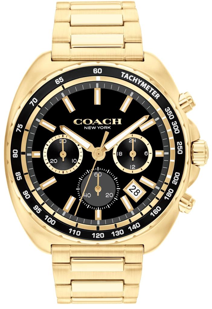 Coach CHARTER 14602703 Gold Watch Men's