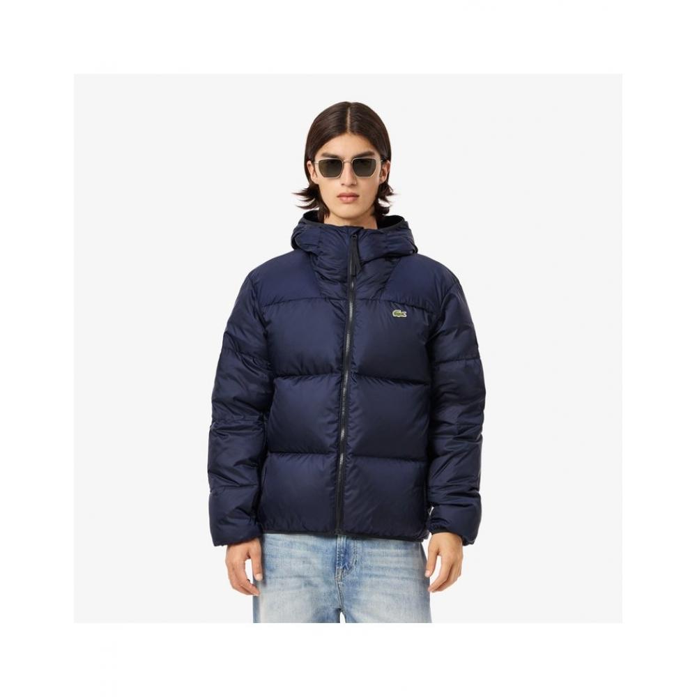 Lacoste Men S Hooded Down Puffer Bh7841 54n 166