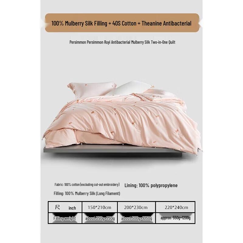 

Mercury Home Textiles All-Season Mulberry Silk Duo Comforter