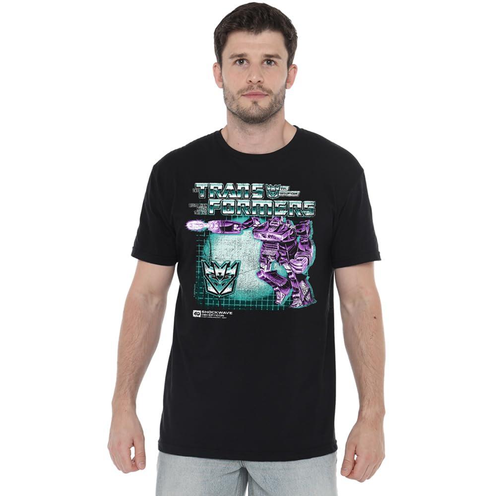 Transformers Mens Shockwave Box 40th T-Shirt