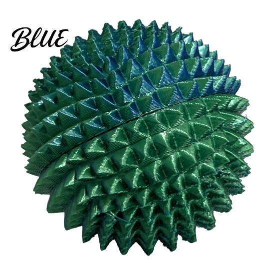 Tactile Sensory Toy 3D Printed Spiky Massage Ball Stress Relief Spiked Massager Anxiety Fidget Roller Plantar Fasciitis Physical Therapy Hand Tools