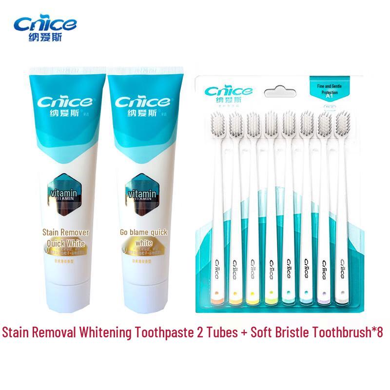 

Nice Whitening Toothpaste & Toothbrush Set