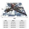 Levi Ackerman Blankets Soft Warm Flannel Throw Blanket Bedding for Bed Living Room Picnic Travel Home Couch