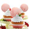 10pcs Happy Mother's Day Rose Cupcake Toppers for Mother's Day Cake Dessert Baking DIY Decoration Supplies