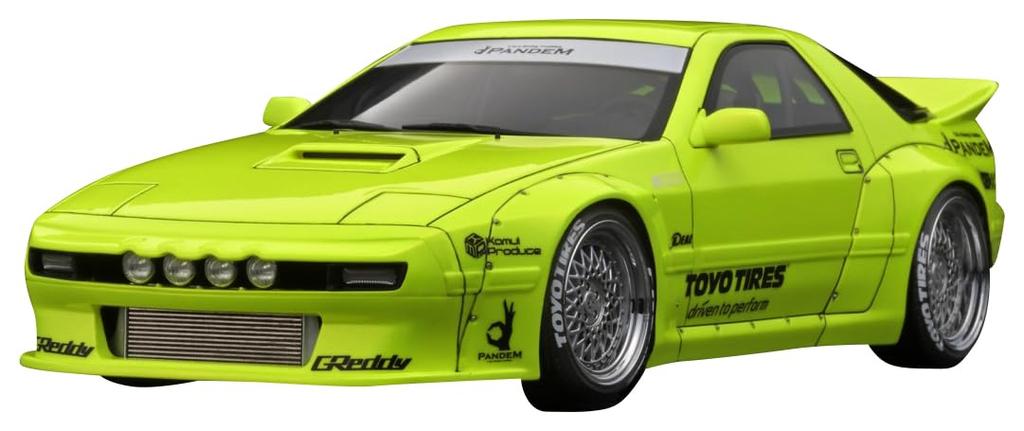 Ignition Model Pandem Yellow Finished Product 1/18 RX-7 (FC3S)