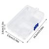 Hot Transparent Plastic Storage Jewelry Box Compartment Adjustable Container For Beads Earring Ring Necklace Box For Jewelry Box