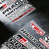 FOR TOYOTA TRO GR Durable Waterproof Reflective Decor Sticker Scratch Cover For Motorcycle Car Helmet Fridge Accessories