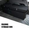 Large Capacity Car Rear Trunk Logo Emblem Storage Box Organizer Auto Accessories For Model 3 Model Y Model S Model X WYE