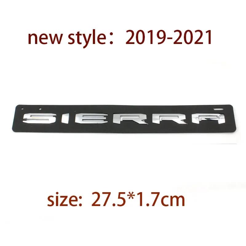 Dgwxr9 SIERRA New Old Letter Logo Car Stickers for GMC Sierra Original Rear Boot Label Trunk Modified Accessories Decoration Decals
