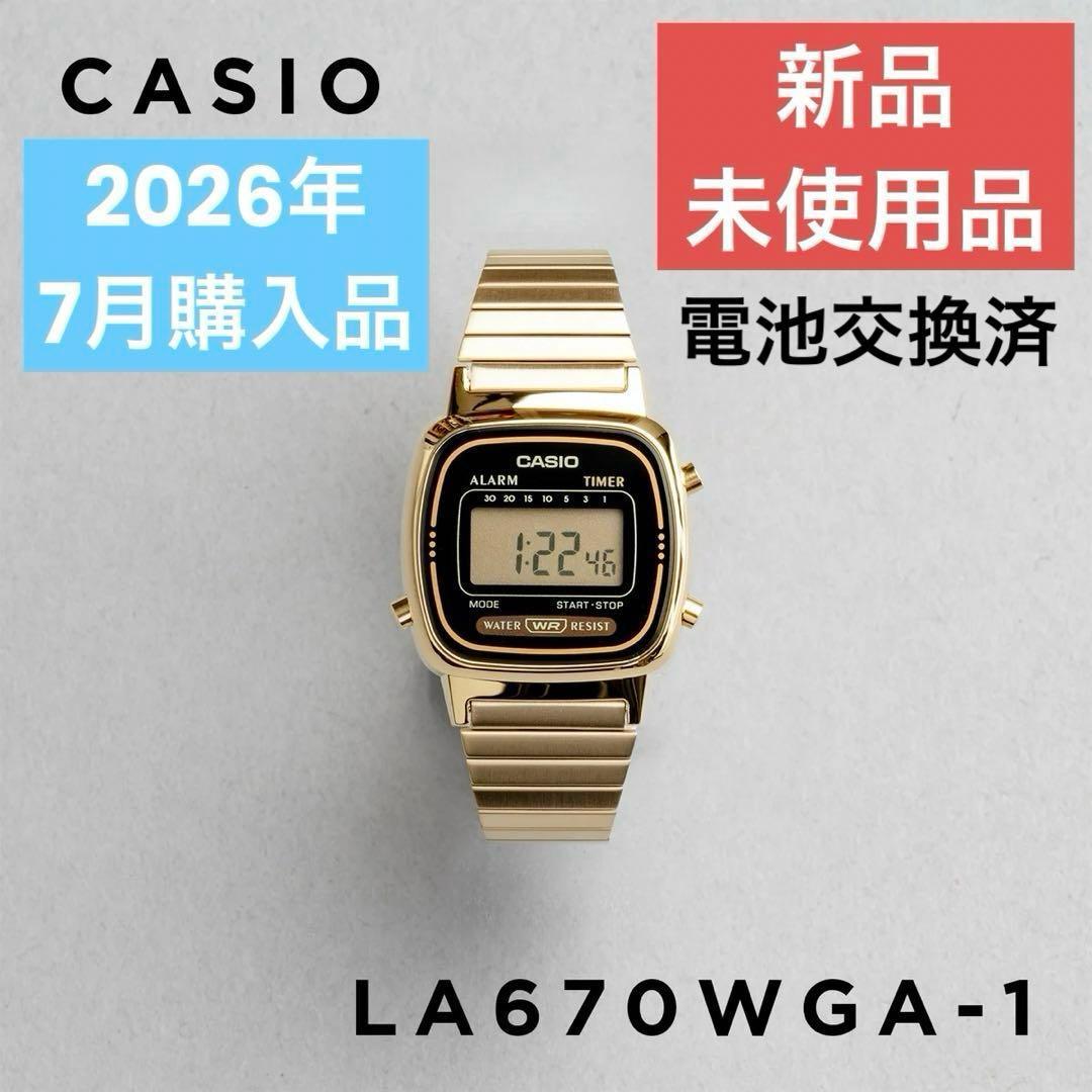 Used NewChipukashi Battery Replaced LA670WGA-1 Gold Ladies