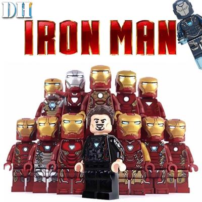 TheAvengers Alle Iron Man Mark85 War machin Quantum-Rüstung Minifiguren Lego Kompatible Bausteine