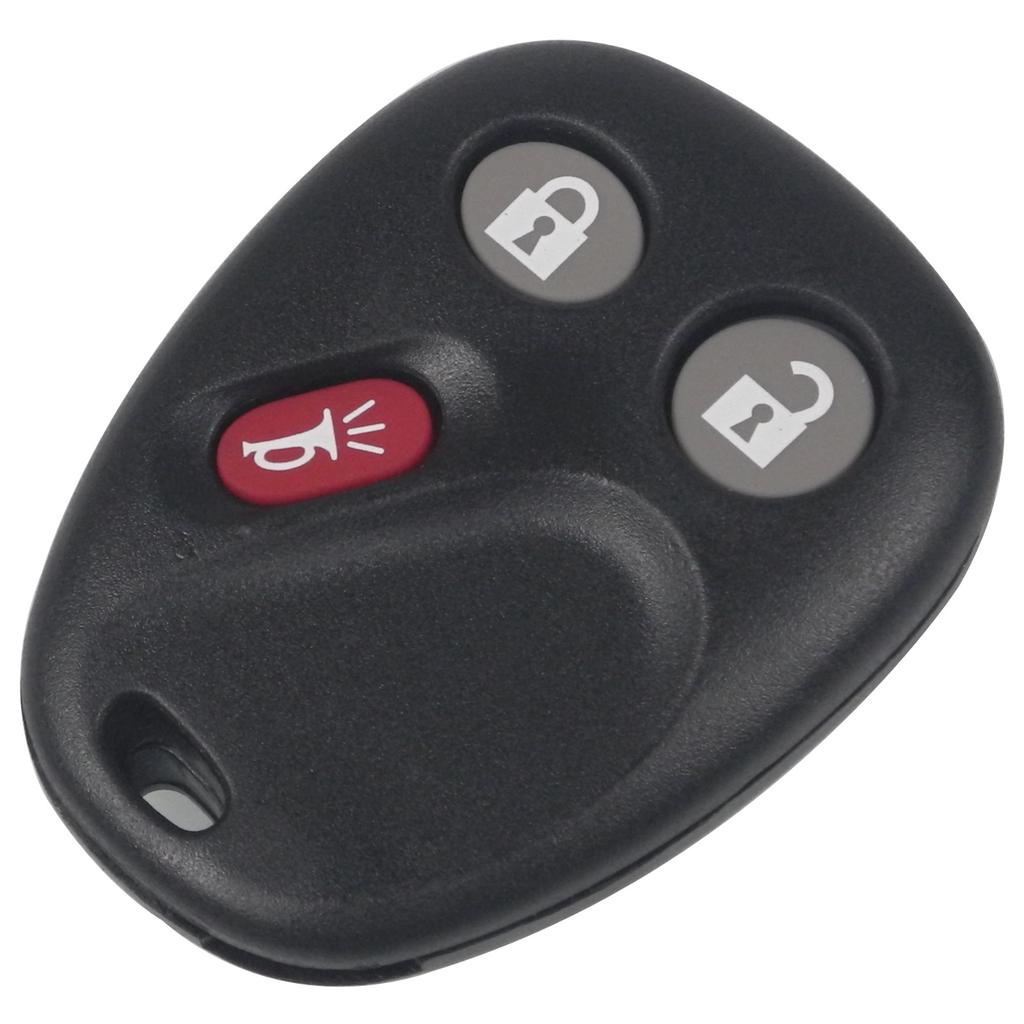 Jingyuqin 3 Botones Mando a Distancia Carcasa Vacía para Llave de Coche Estuche de Estilo Cubierta de Almohadilla Fob Sin Llave Para Buick Rainier GMC Isuzu Oldsmobile