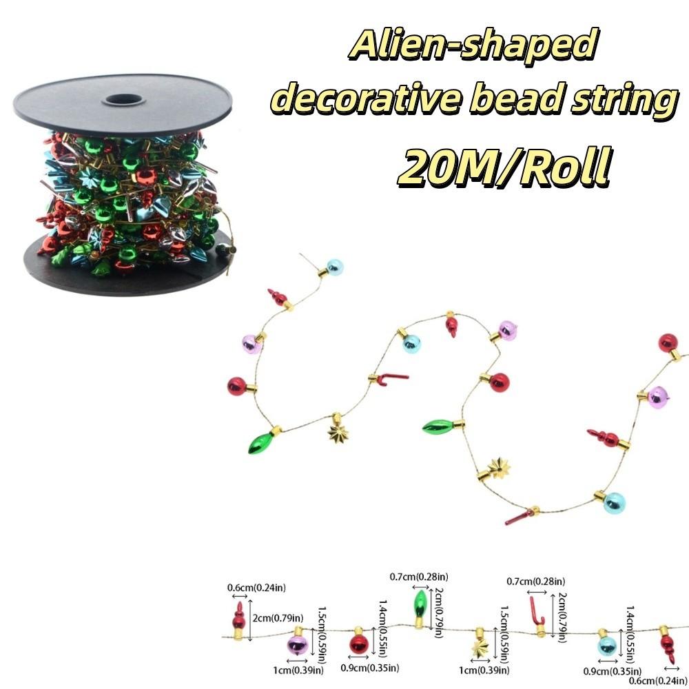 Miniature String Of Fake Lights Fake Mini Xmas Tree Decoration Dollhouse