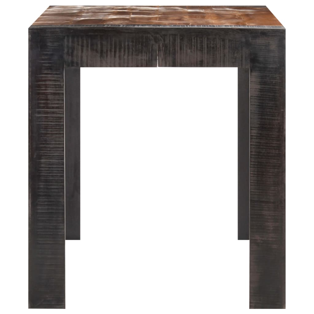 Dining Table 140x70x76 Cm Rough Mango Solid Wood