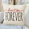 Valentine'S Day Car Gift Printed Home Decor Pillowcase Bedroom Living Room Sofa Decoration Polyester Cushion Cover With Zipper