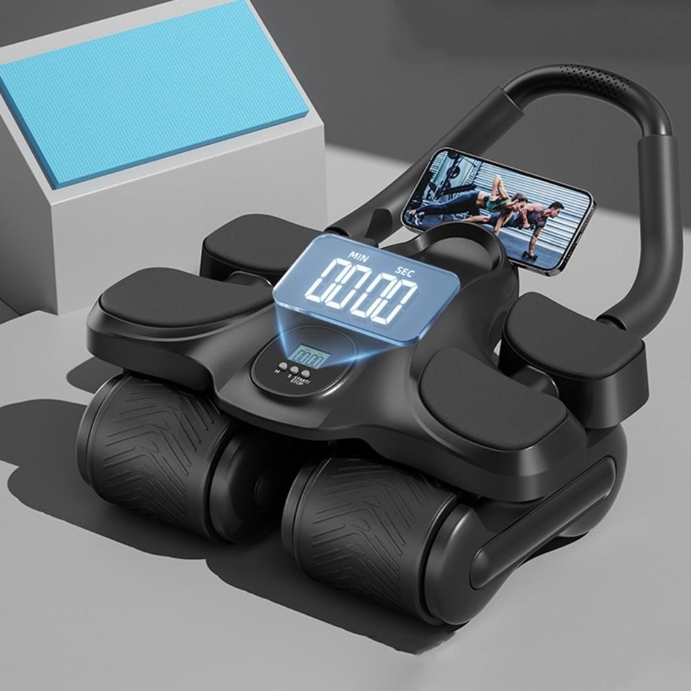 Automatic Rebound Abdominal Exercise Machine Four-Wheel Arm Abdominal Device  Home Workouts
