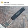 Stainless Steel Folding Pizza Peel & Cake Spatula - Round & Square Baking Tool