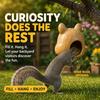 Squirrel Feeder Outdoor with Creative Simulated Head Design Durable 3D Printed Hanging Wildlife Feeding Station for House Backyard Trees and