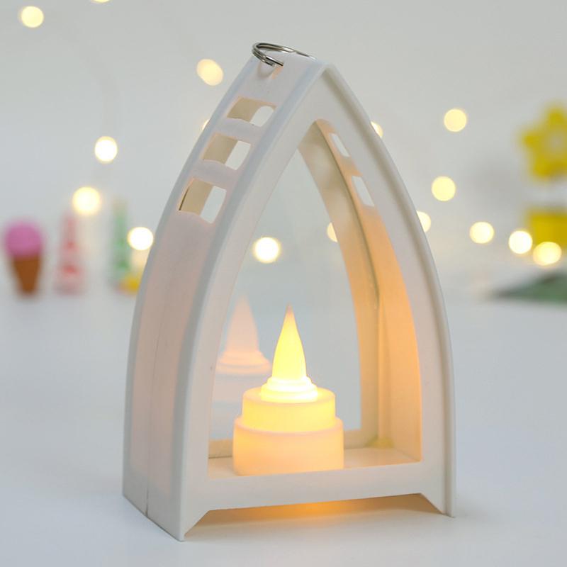 Portable Lanterns Vintage Style Candle Holder Night Lamp Ornament Outdoor Indoor Decorative Lantern