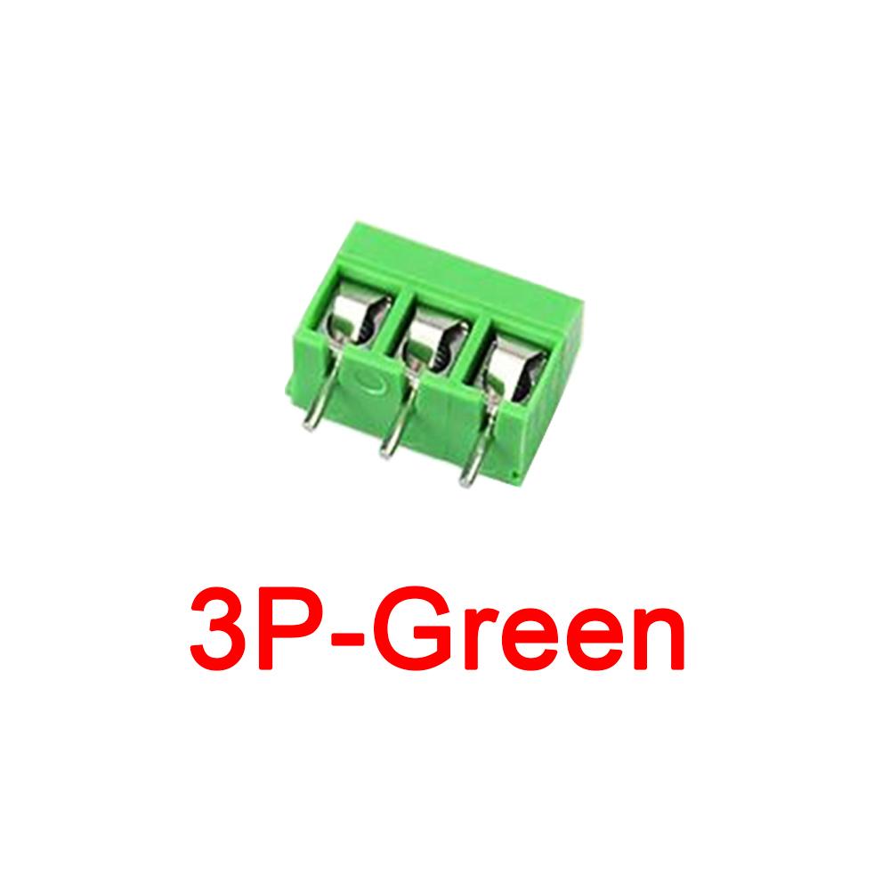 20KS KF301 KF301-2P KF301-3P KF301-4P KF301-5.0 Montáž na desku plošných spojů Modrá Zelená Rozteč přímých kolíků 5,0 mm Kombinovatelný konektor šroubové svorkovnice