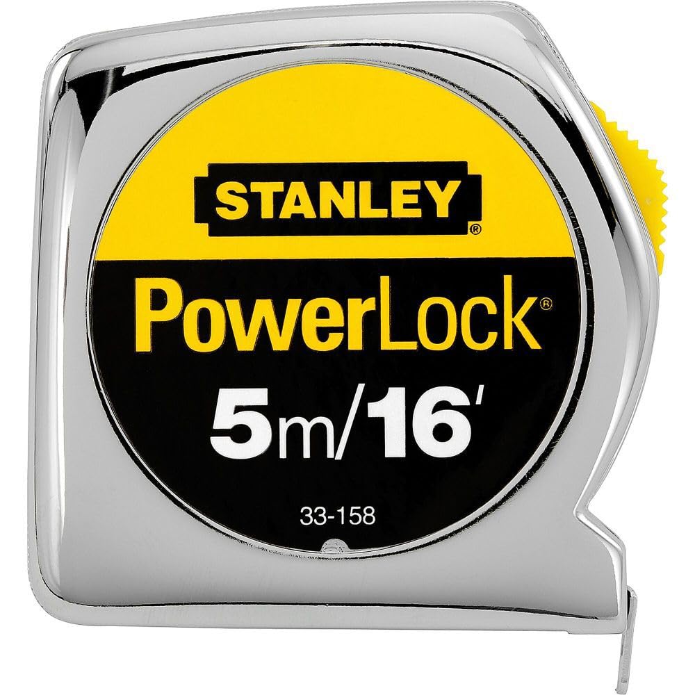 Stanley33-158Powerlock Metric & Inch Tape Rule-3/4"X16 PWRLCK TAPE RULE (parallel Import Goods)