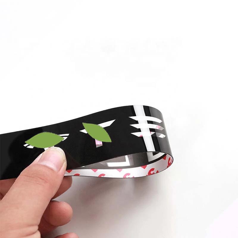 For Tesla Model 3/S/X Car Rear Glass Stickers Custom Logo Tail Lamp 3D Brake Light Decoration Stickers for Tesla