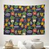 Boho Tapestry Wall Hanging Aesthetic Room Decor Nature Floral Wall Art Dorm Room Decor Vintage Tapestry Macrame Wall Decor Beach