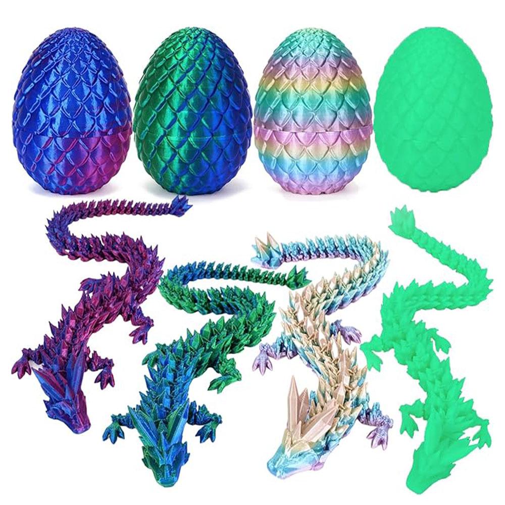 3D Printed Dragon Egg Ornament - Trendy Children's Toy Set