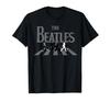 The Beatles - Abbey Road Grayscale Album Cover T-Shirt