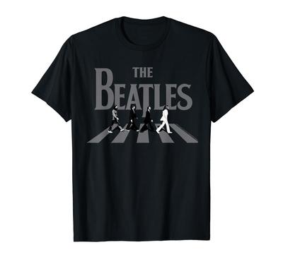 The Beatles - Abbey Road Graustufen Album Cover T-Shirt