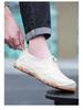 Trendy Khaki Waterproof Men's Low-Top Anti-Slip Rain Boots - Rubber Outdoor Wading Shoes