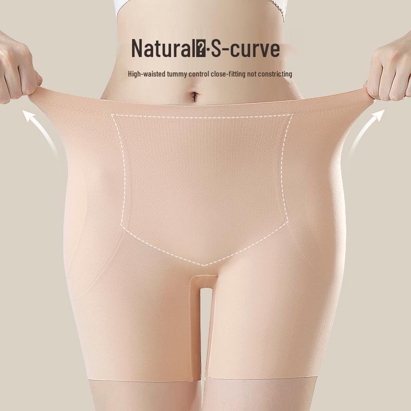 Damen Hüftformende Hose: Gepolsterter, hochtaillierter Boyleg mit Bauchkontrolle und abnehmbarem Sicherheitszwickel für breitere Hüften