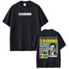 Rapper Sabino Album Tour Print Tshirt Men Women Fashion Tshirts Shortsleeved Loose Casual Oversized Tshirts Fan Gifts Tops