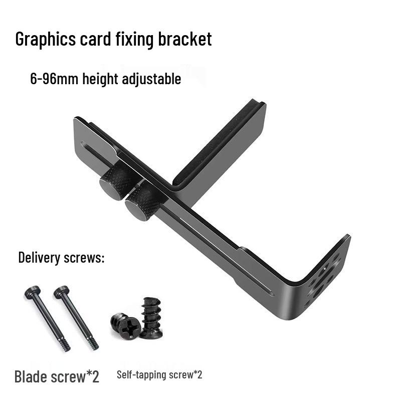 

Universal Metal Graphics Card Support Stand with 12cm Fan Mount
