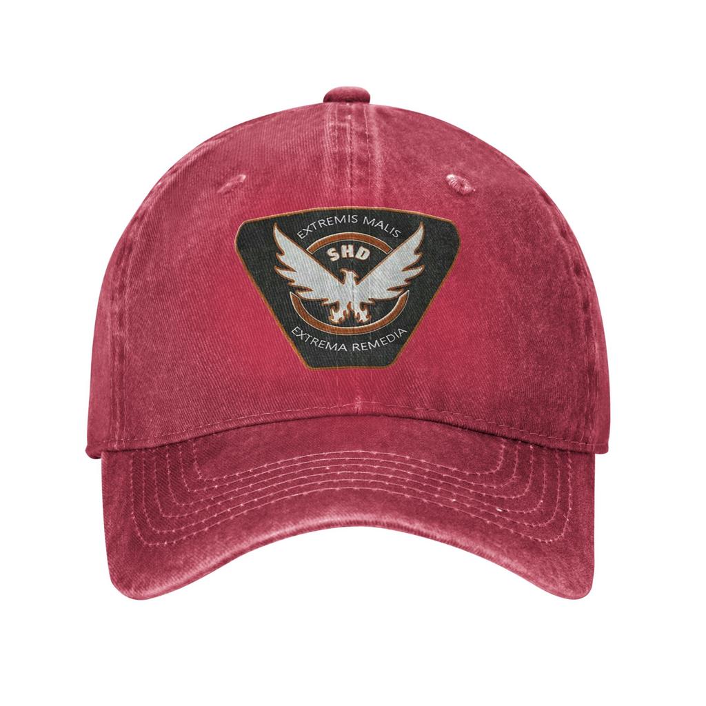 The Division 2 Shd Denim Cap Casual Baseball Caps Adjustable Hat Summer Unisex Baseball Hats