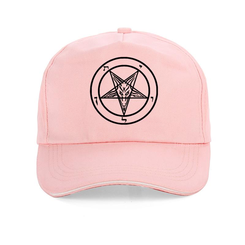 Pentagram Gotický Okultní Satan Kšiltovka Nová Pánská Dámská Tátova Čepice Letní Volnočasová Truckerka Unisex Snapback Klobouky Gorras