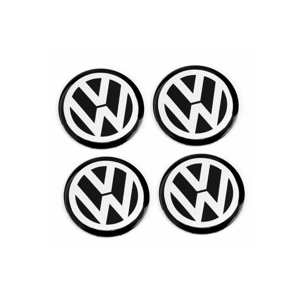90Mm Wheels Centre Cap Emblem Logo Sticker For Vw Golf Passat Cc Polo Scirocco