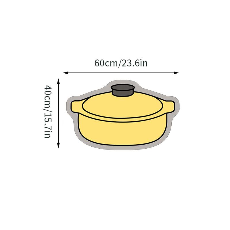 

Милый кухонный коврик, впитывающий, с рисунком овощей, кухонные длинные полосатые коврики, масляные, нескользящие, для ванной, балкона, ковер as picture