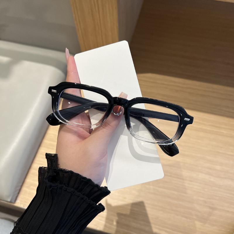 Minimalist Oversized Anti-Blue Light Glasses Fashion Street Style Photography Eyewear Unisex Outdoor Sports Plain Glasses
