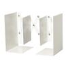 Carl Office Supplies Extendable Bookends Prevents Books and A4 Files from Falling Over White - - ALB-55-W