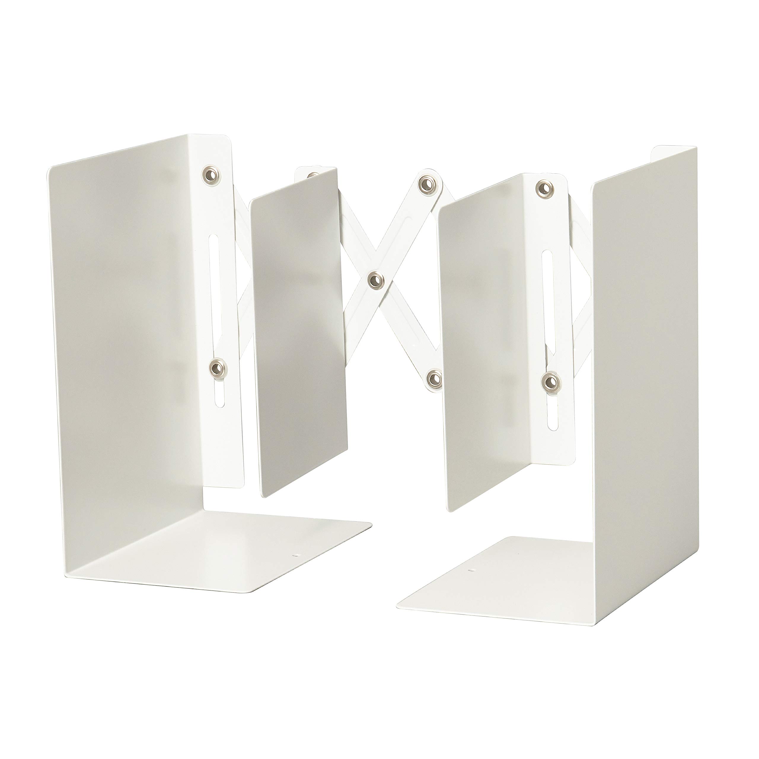 Carl Office Supplies Extendable Bookends Prevents Books and A4 Files from Falling Over White - - ALB-55-W белый