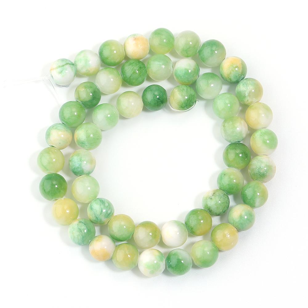 34-90pcs 4-12mm Persian Jade Stone Beads Natural Stone Loose Spacer Beads For Jewelry Making DIY Bracelet Necklace Accessories
