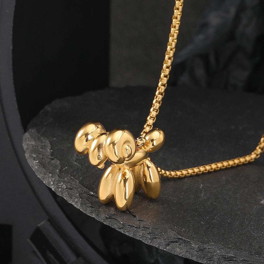 

Retro Zodiac Sheep Pendant Necklace – Stainless Steel Clavicle Chain for Men