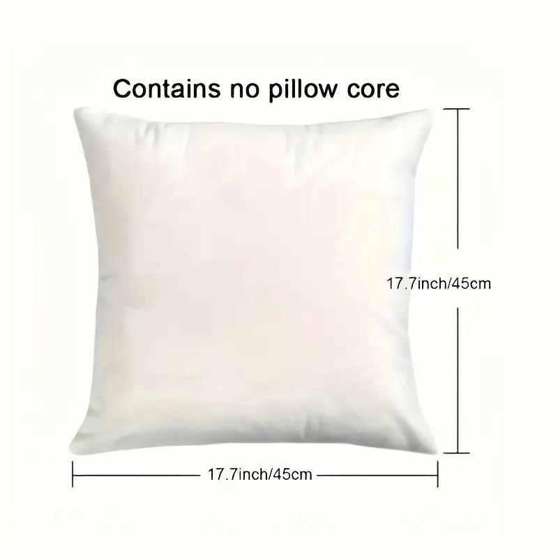1Pc Cute Pig Pillowcase, Modern Style Polyester Cushion Cover, Zipper Closure, Machine Washable, Home Decor For Living Room Balc