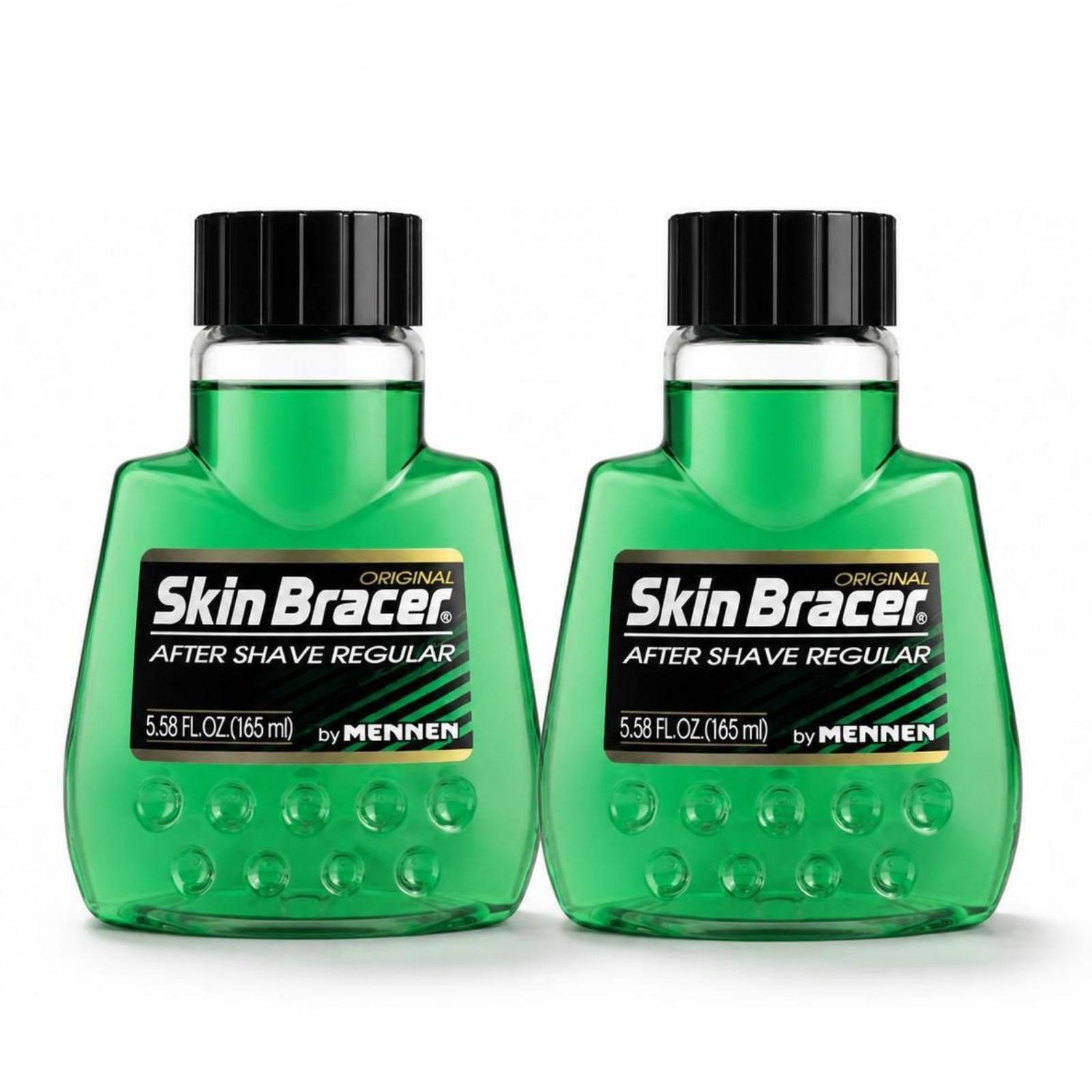 Mennen Skin Bracer After Shave Regular 165ml (2-Bottle Set)