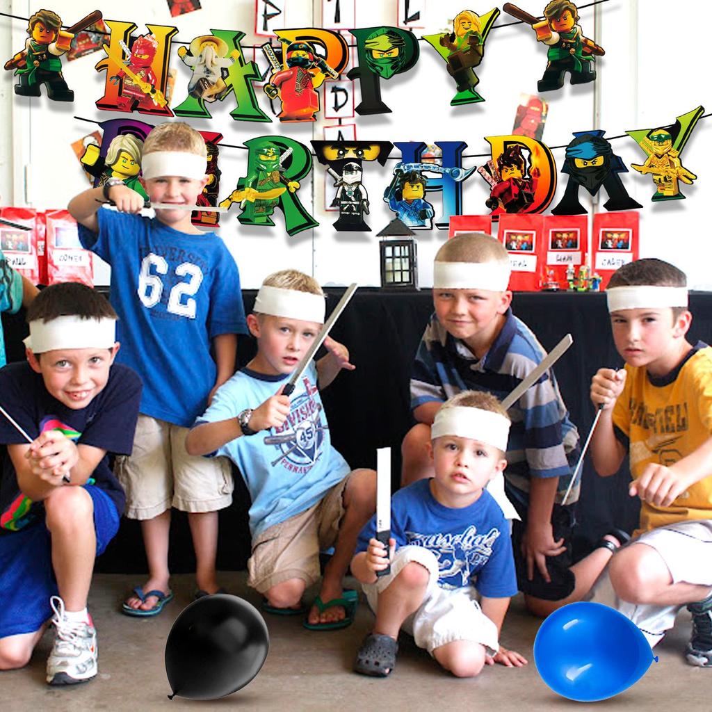 Set Teller und Tassen Ninja Thema Dekoration Geburtstag Ninja Party Dekoration Geburtstagsdeko