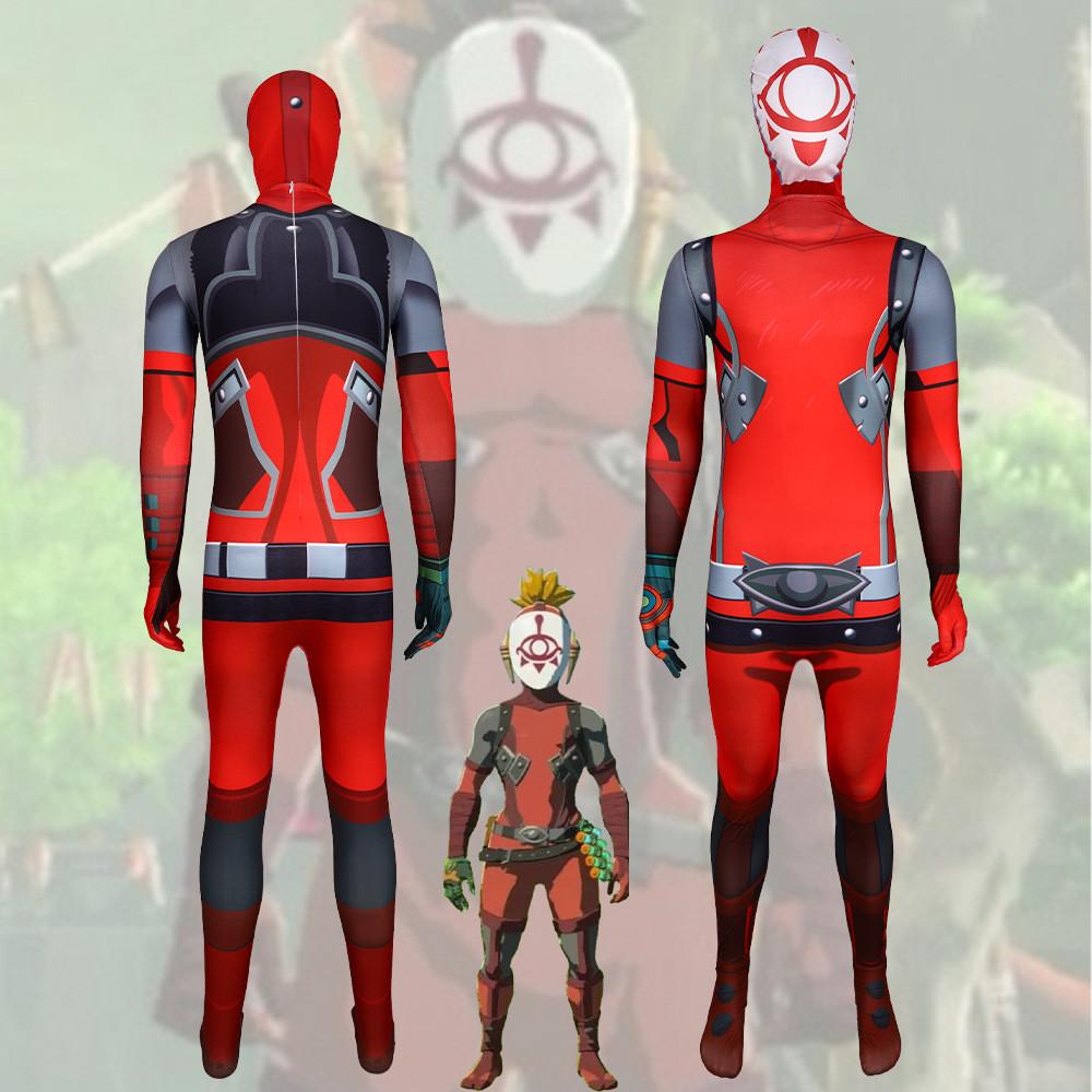 Of Legend The Zelda Cosplay Kingdom Character Jumpsuit Breathable Fabric Teen