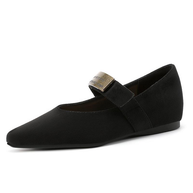 

Leopard Print 5cm Hidden Heel Pointed Toe Strap Shoes for Women 38