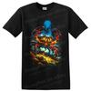Crab T Shirt Colorful Ocean Splash Watercolor Marine Animal Art Graphic Tee