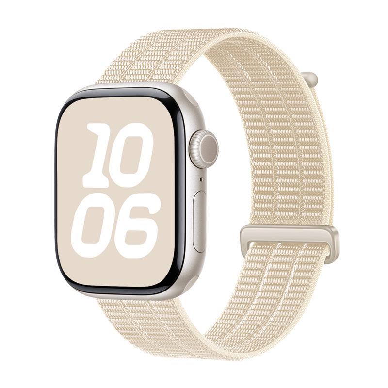 Compatible with Apple iWatch 11/10 Nylon Velcro Strap - Double Section Design